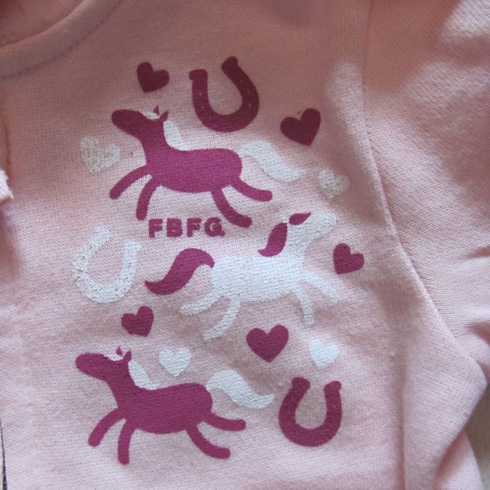 KNEE DEEP FARMGIRL INFANTS SWEATSHIRT BRAND NEW WITH TAGS SIZE 6-9 MONTHS KANGAR - Picture 3 of 8